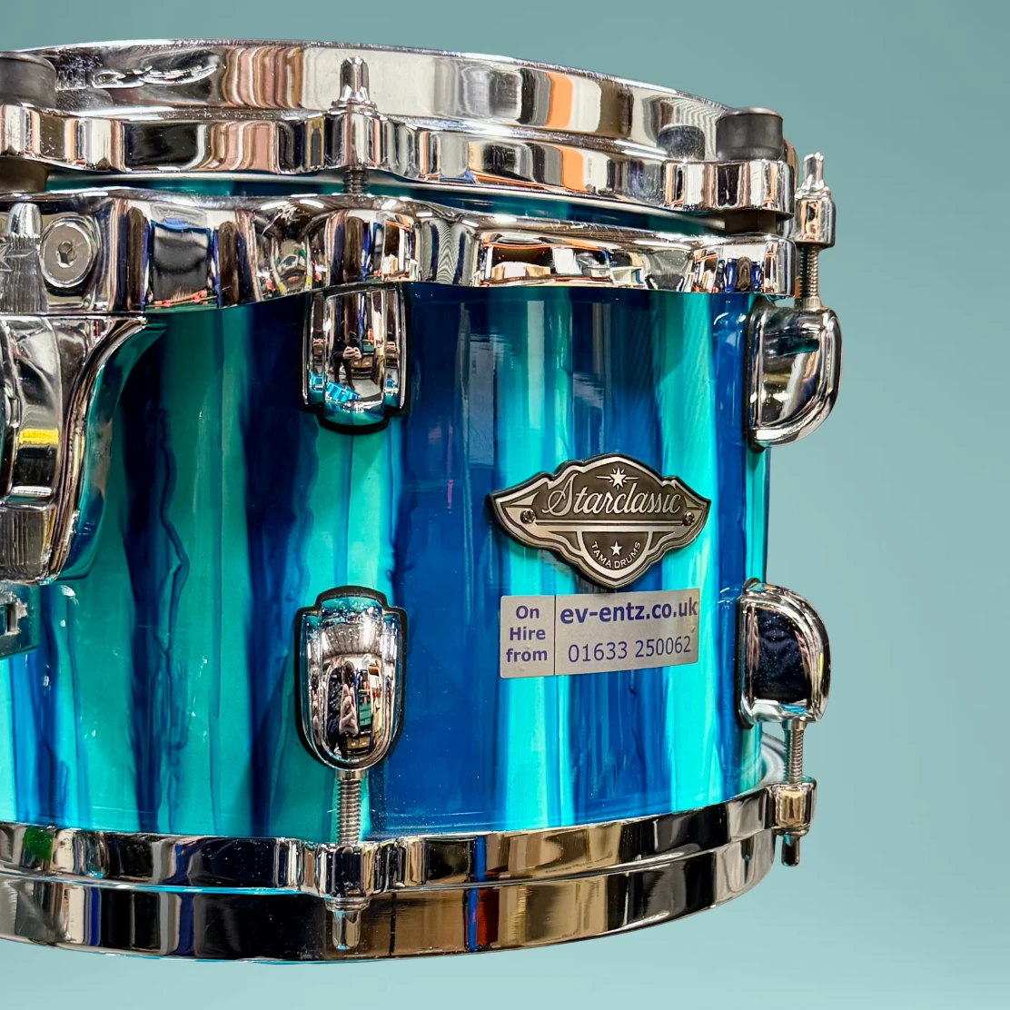 Rogers Black Lacquer Drum Kit